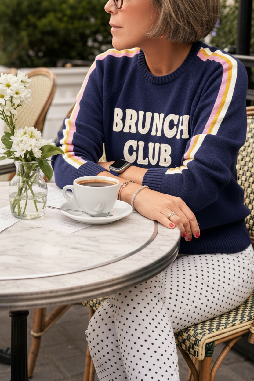 “BRUNCH CLUB” SWEATER