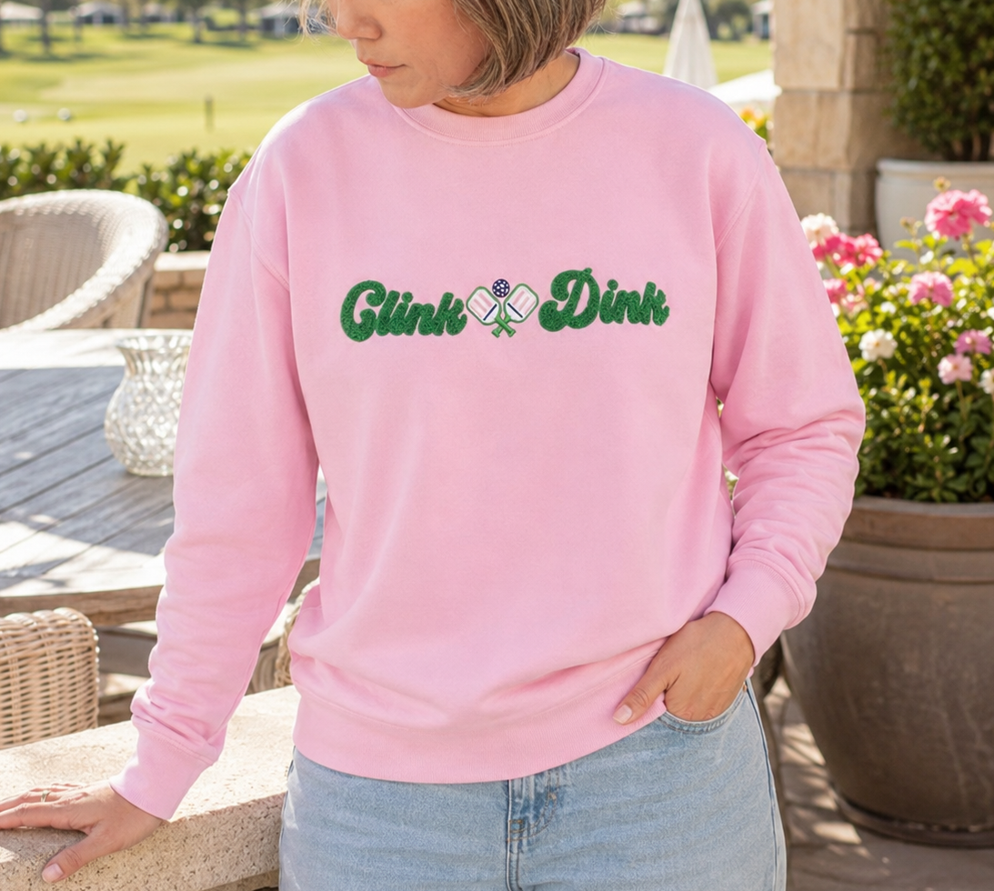 “CLINK & DINK” SWEATSHIRT
