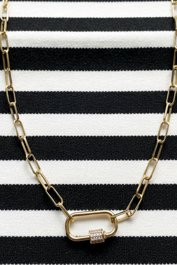 CHAIN NECKLACES W CUBIC ZIRCONIA
