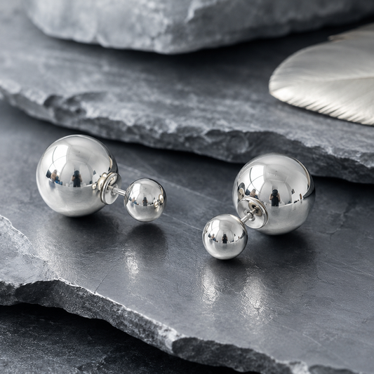 PEEKABOO DOUBLE-SIDE EARRINGS