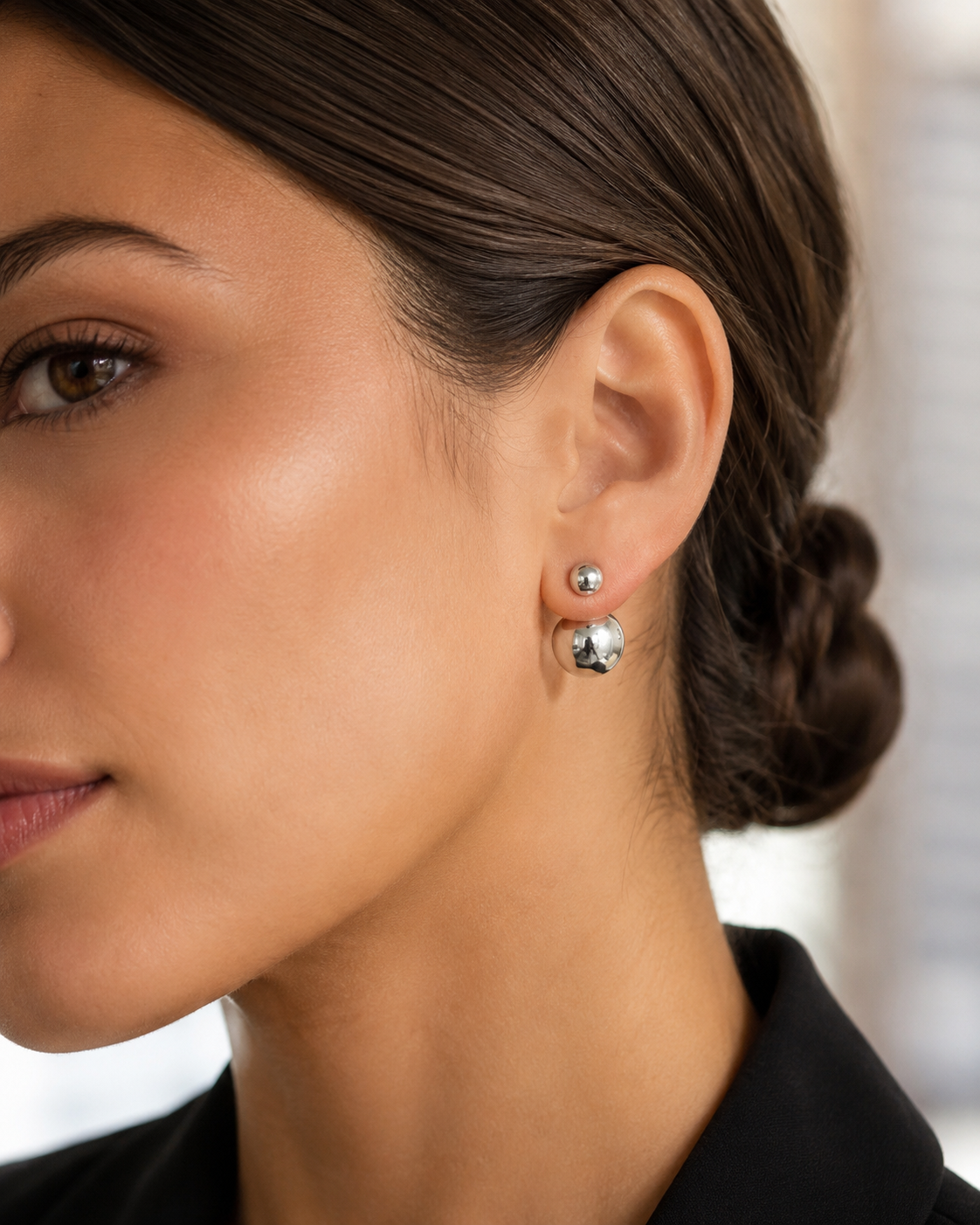 PEEKABOO DOUBLE-SIDE EARRINGS