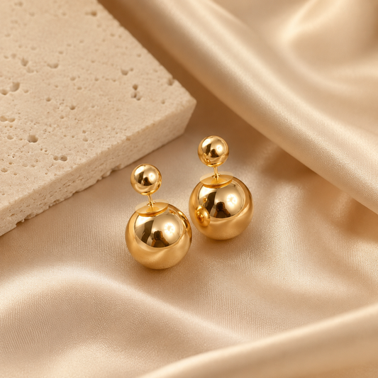 PEEKABOO DOUBLE- SIDED EARRINGS