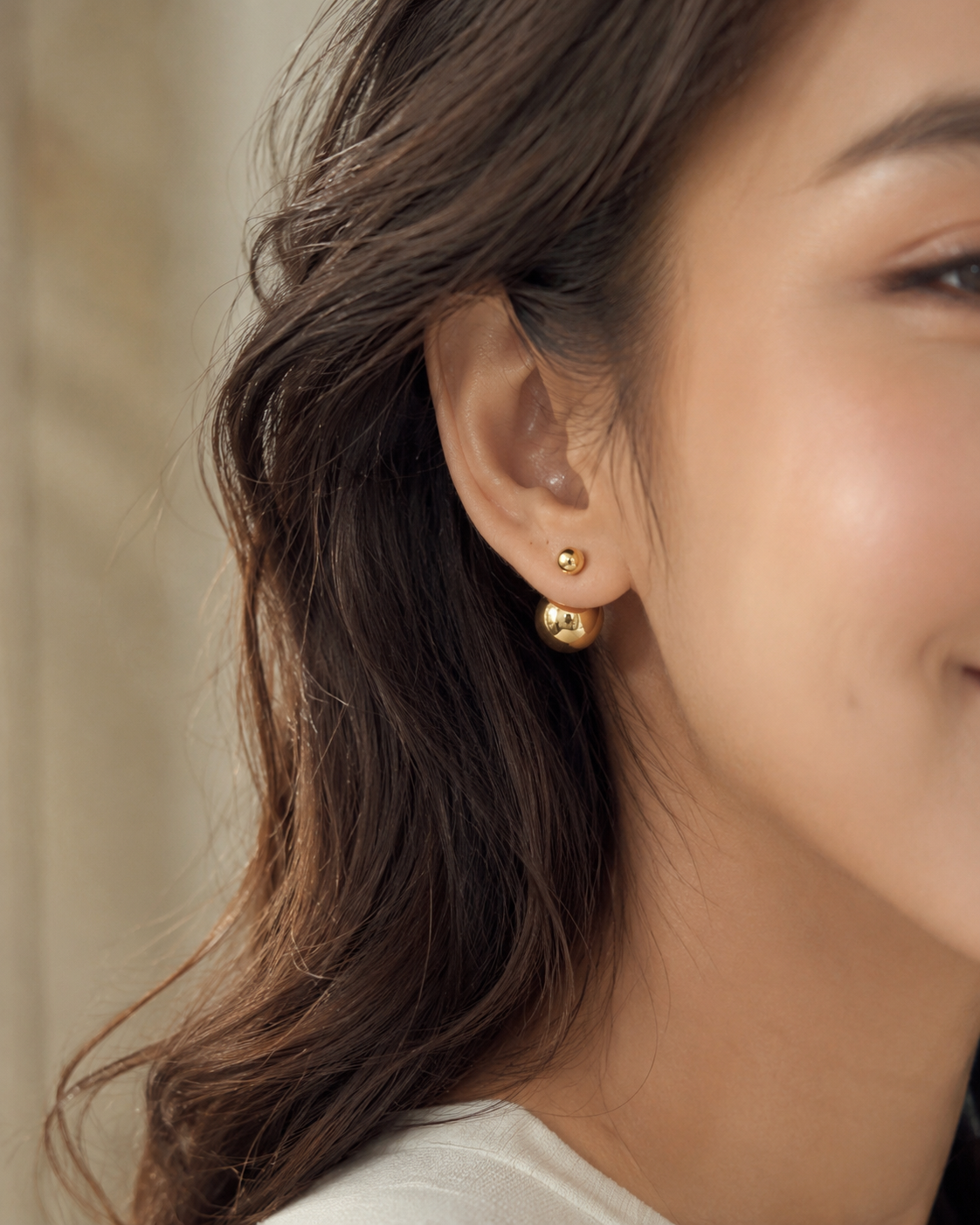 PEEKABOO DOUBLE- SIDED EARRINGS