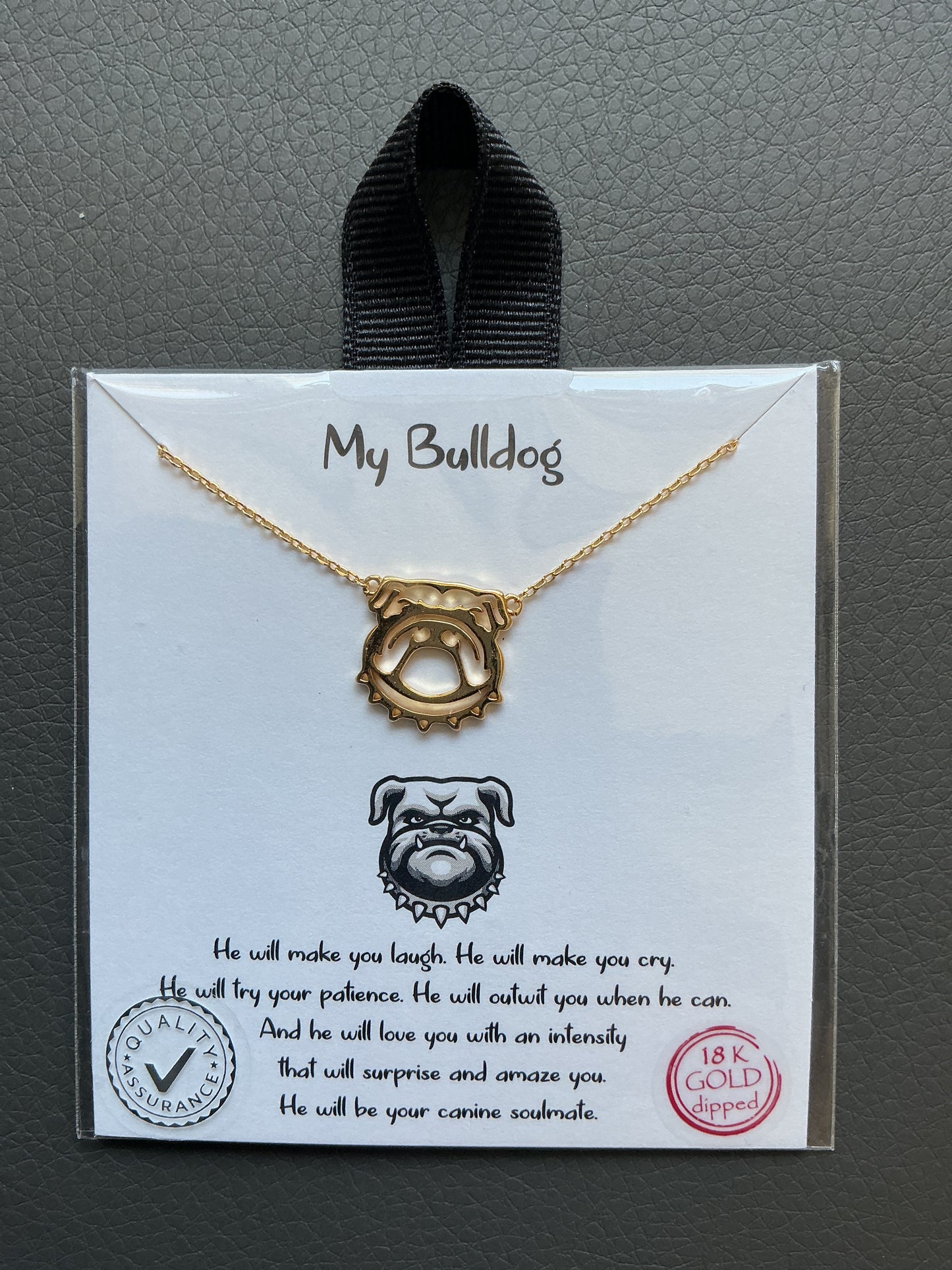 “MY BULLDOG” NECKLACE