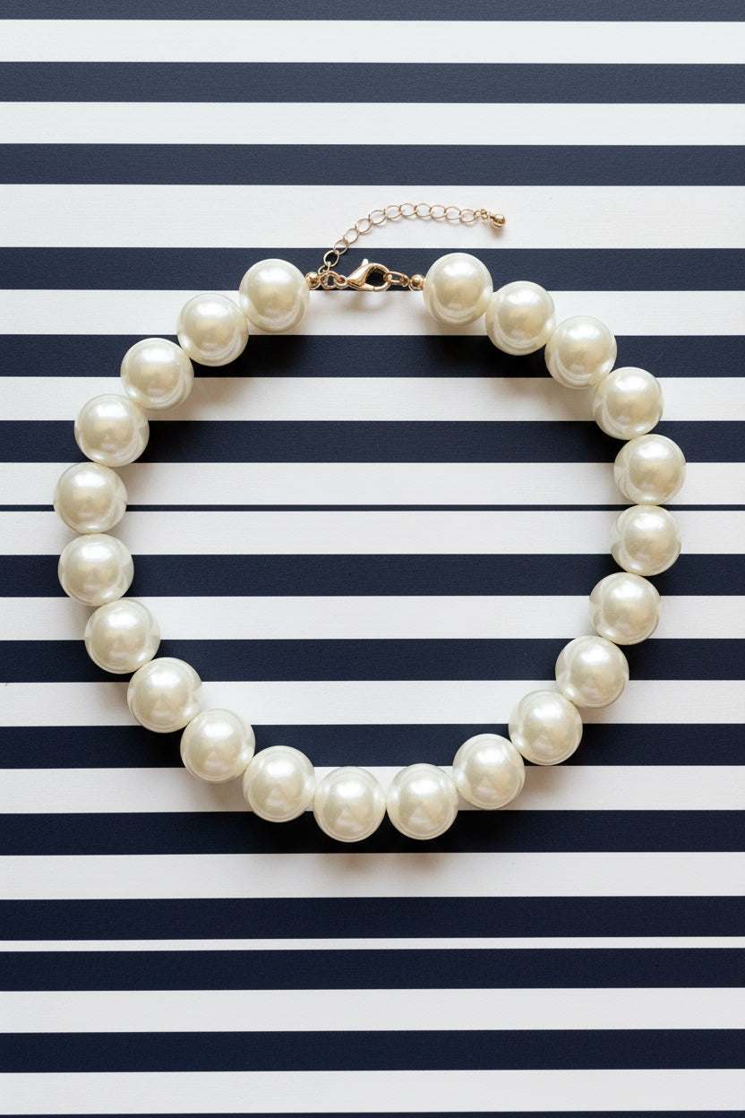 CHUNKY PEARL NECKLACE