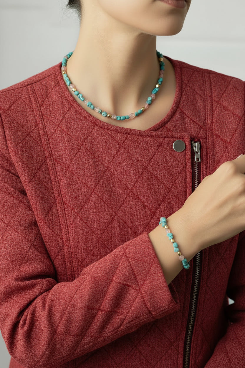 TURQUOISE MIX NECKLACE