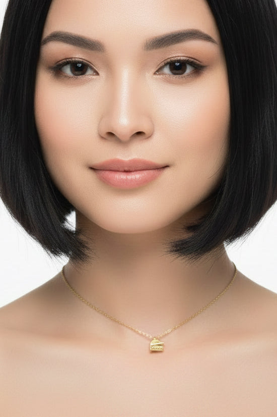 “ PIANO” LIFE 18K GOLD DIPPED NECKLACE