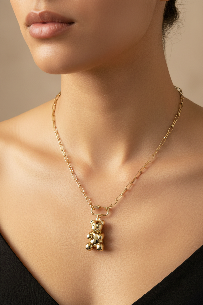 CHAIN NECKLACES W CUBIC ZIRCONIA