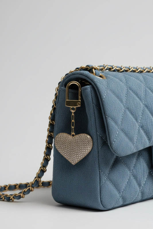 OVERSIZED BIG ❤️ PAVED BAG CHARM