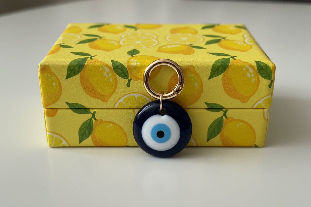 ROUND EVIL EYE PENDANT CHRAM