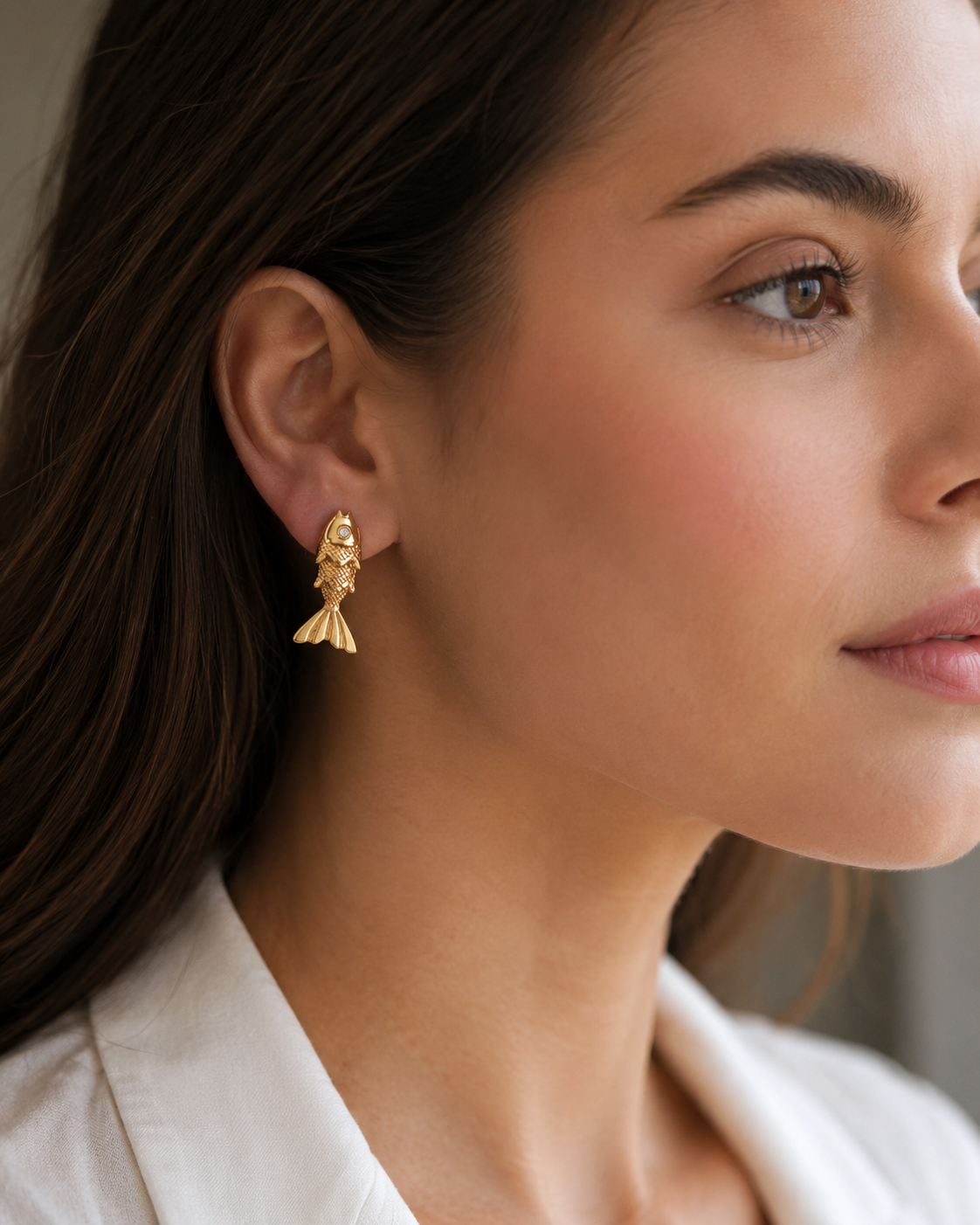 SARDINE POST EARRINGS