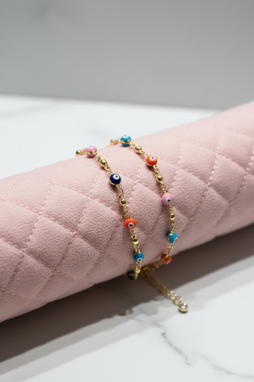 EVEIL EYES GOLD DIPPED ANKLET