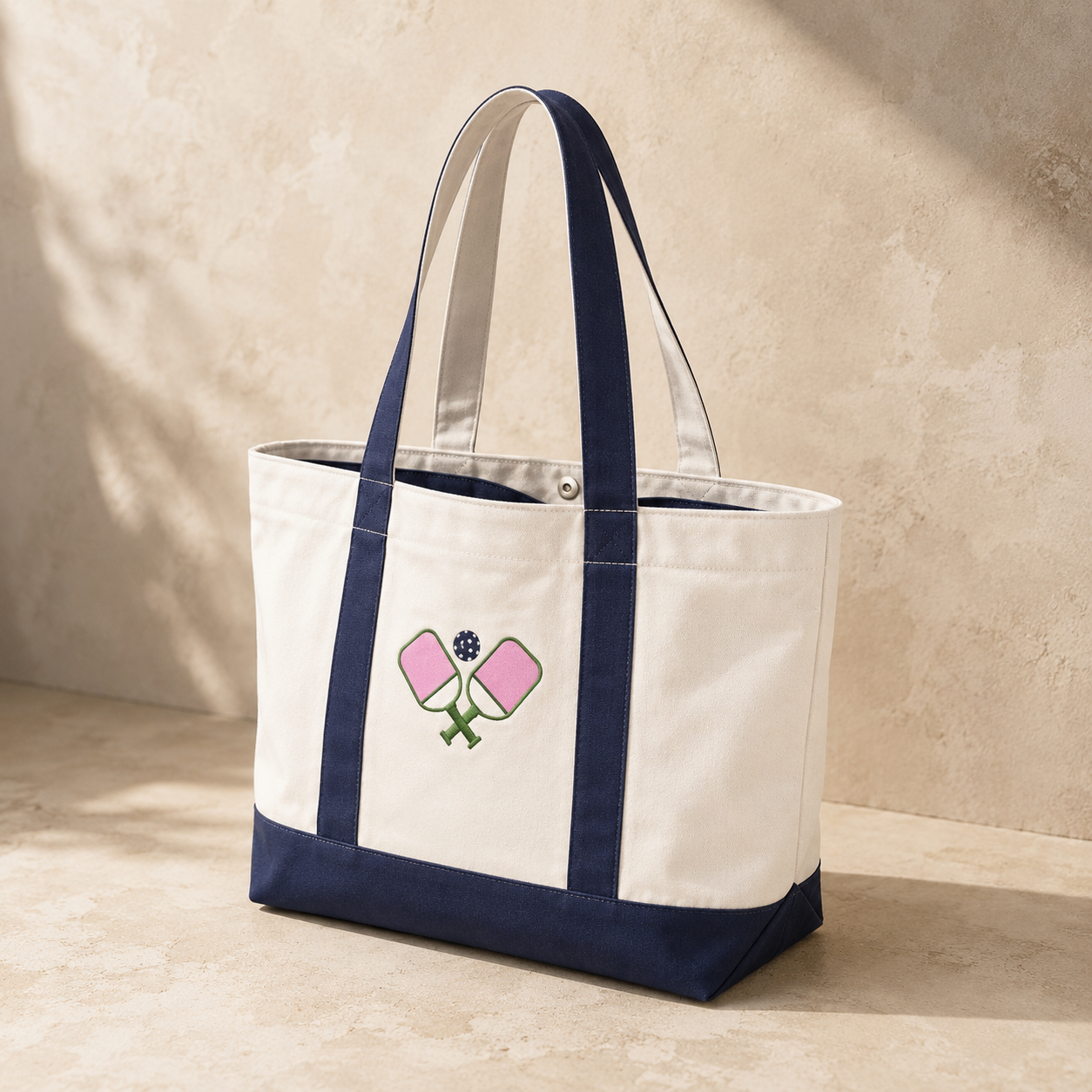 “PICKLEBALL PADDLE” TOTE - NAVY