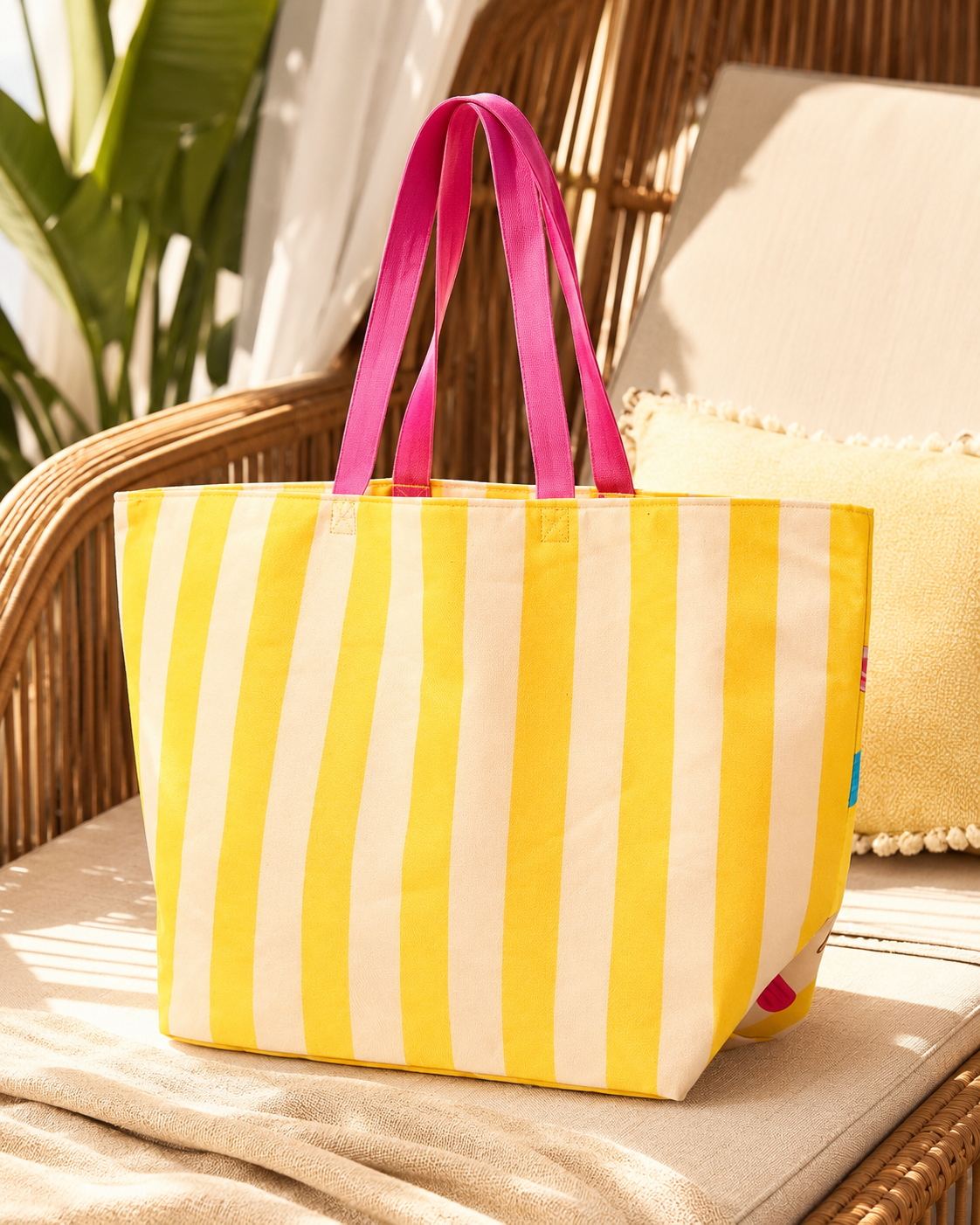 “POPSICLE” OVERSIZED TOTE