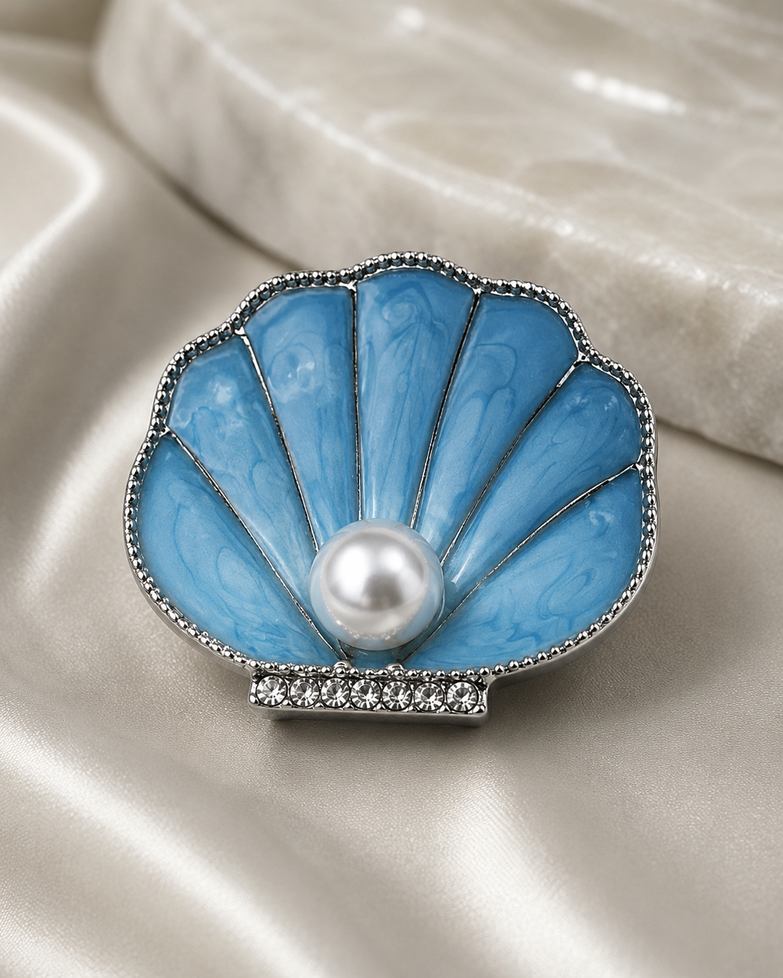 PEARL STONE BROOCH
