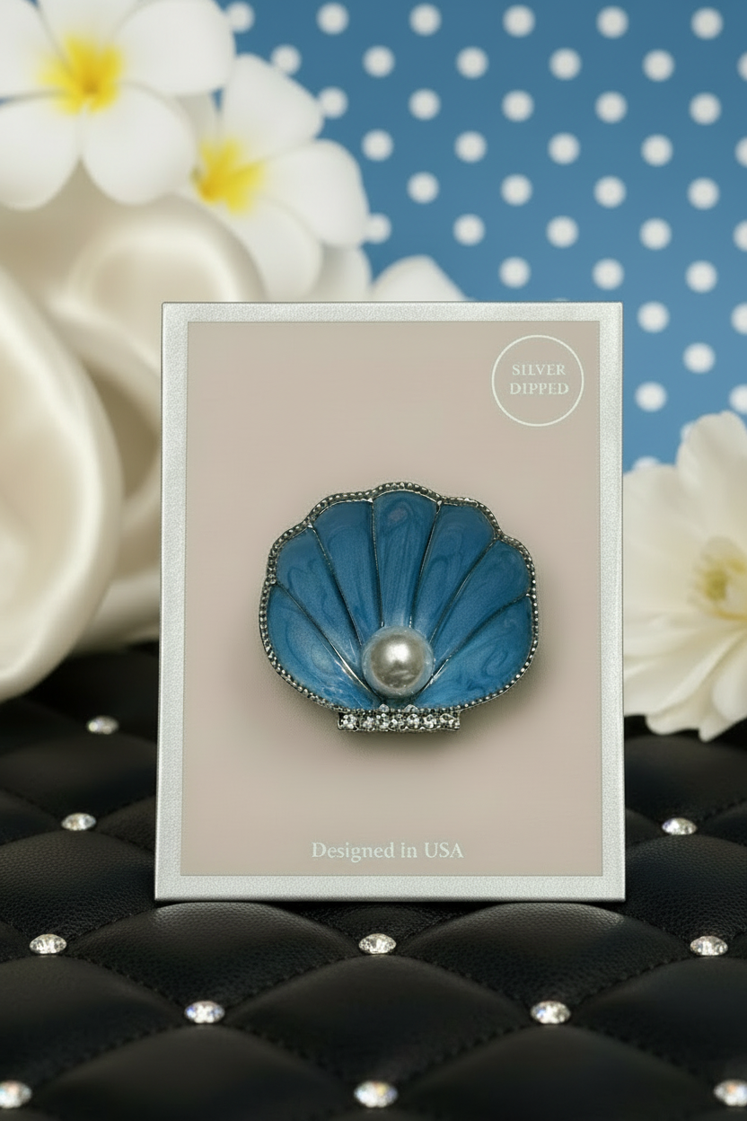 PEARL STONE BROOCH