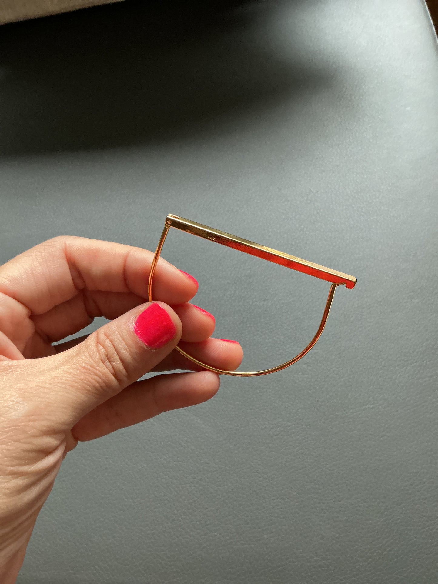BRASS BAR CUFF BRACELET