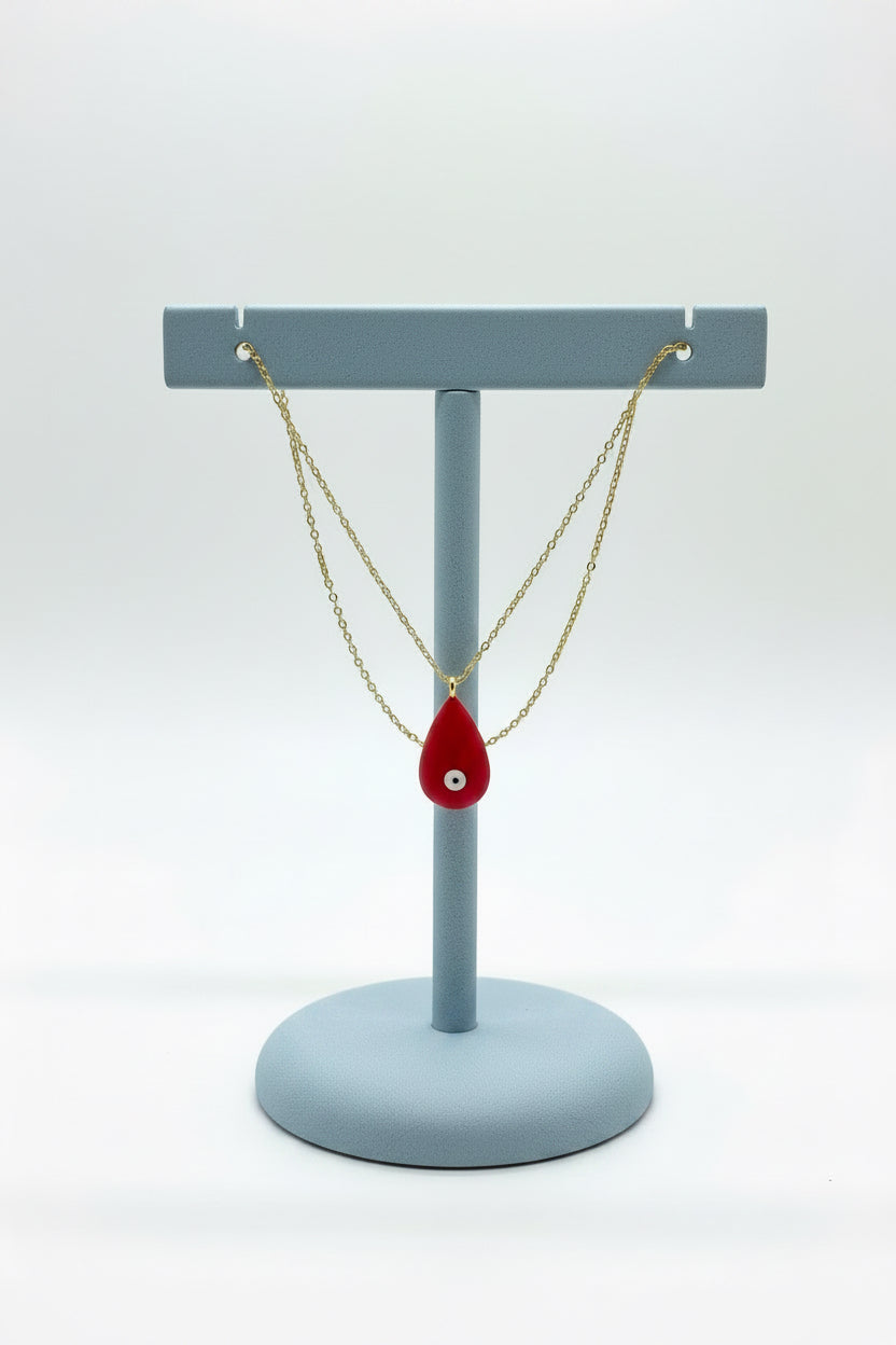 EVIL EYES GOLD DIPPED NECKLACE