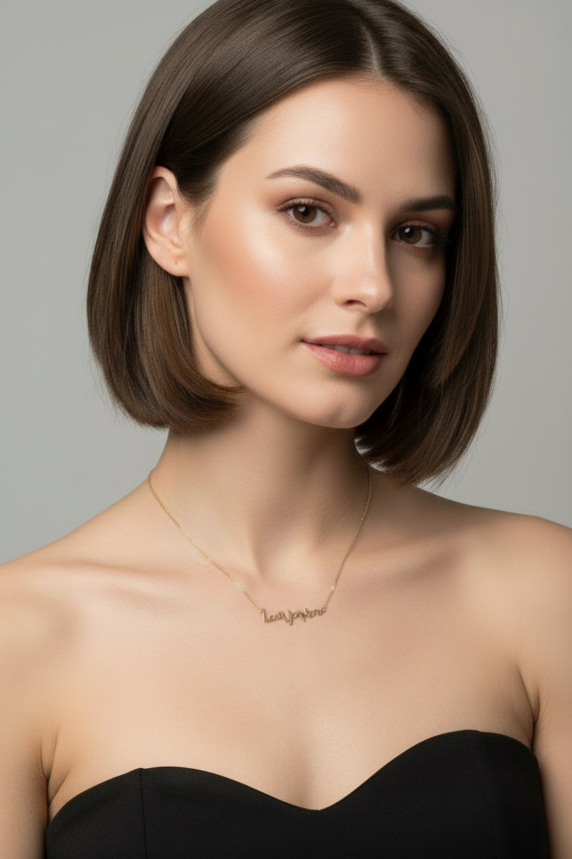 “LOVE YOU MORE” 18K GOLD DIPPED NECKLACE