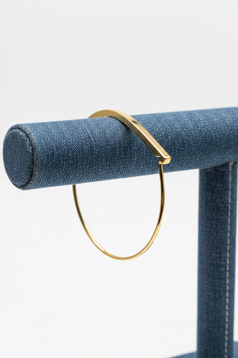 BRASS BAR CUFF BRACELET