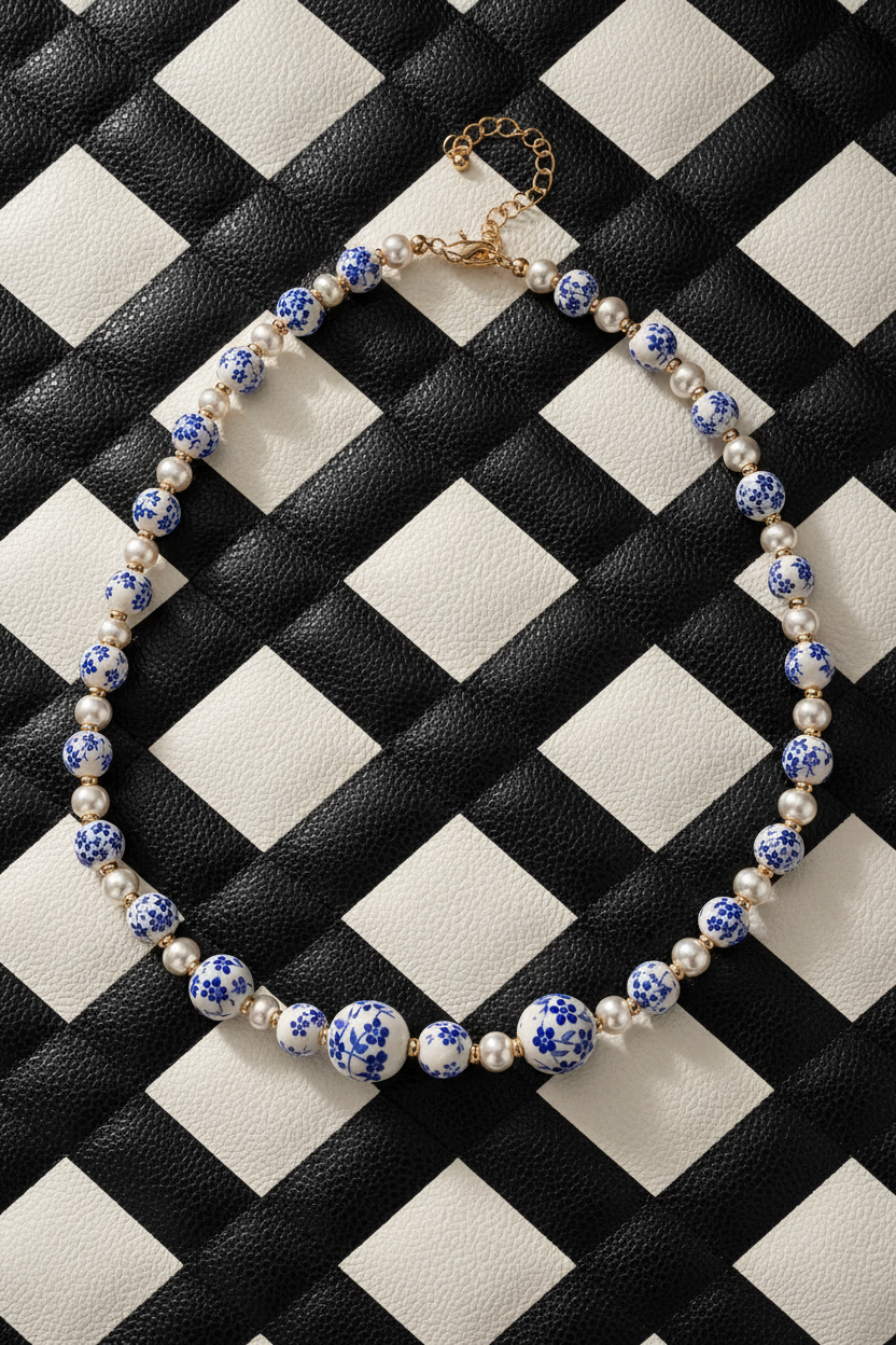 PEARL CERAMIC NECKLACE