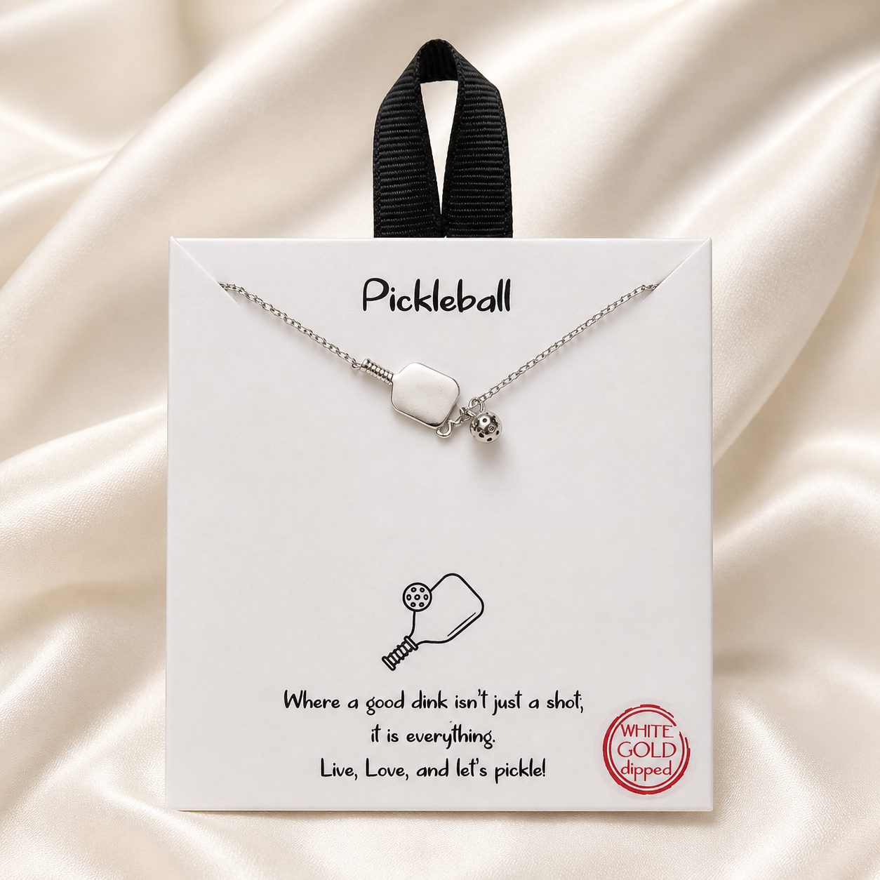 PICKLEBALL- WHITE GOLD