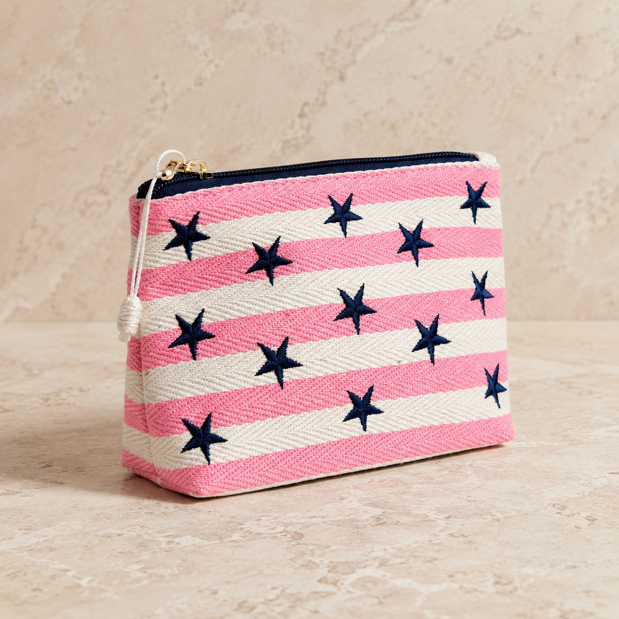 STARS STRIPES SMALL ZIP POUCH