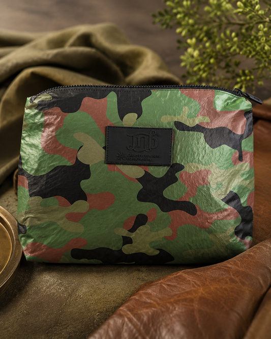 WATERPROOF OVERSIZED ZIP POUCH- CAMO