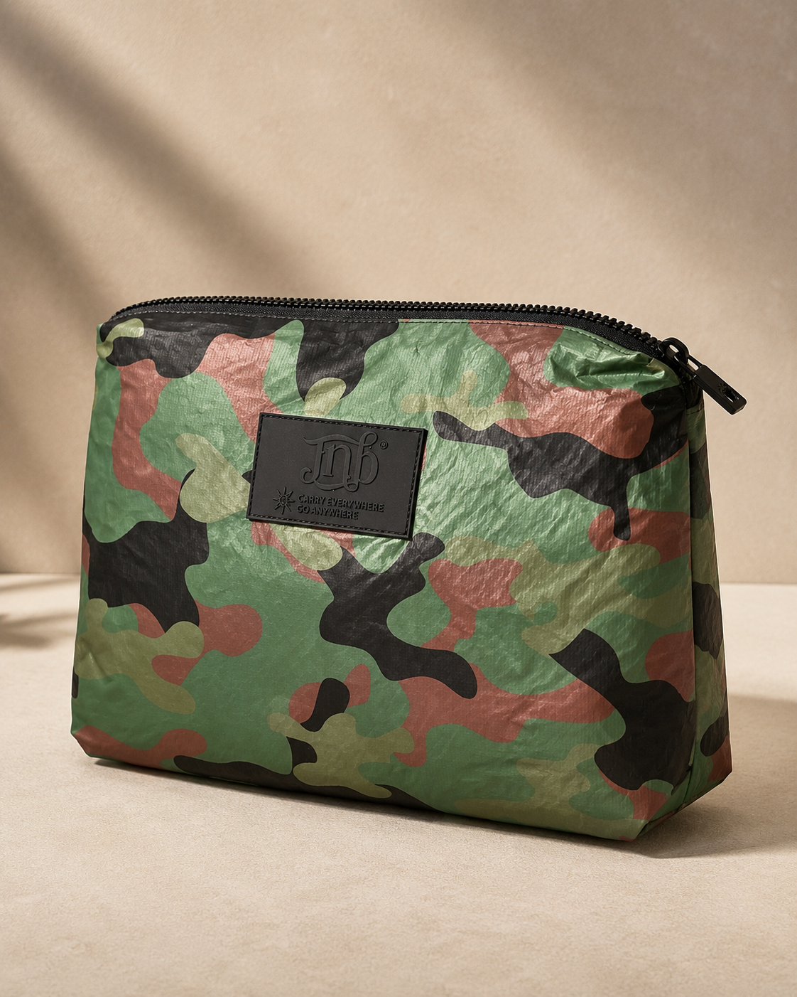 WATERPROOF OVERSIZED ZIP POUCH- CAMO