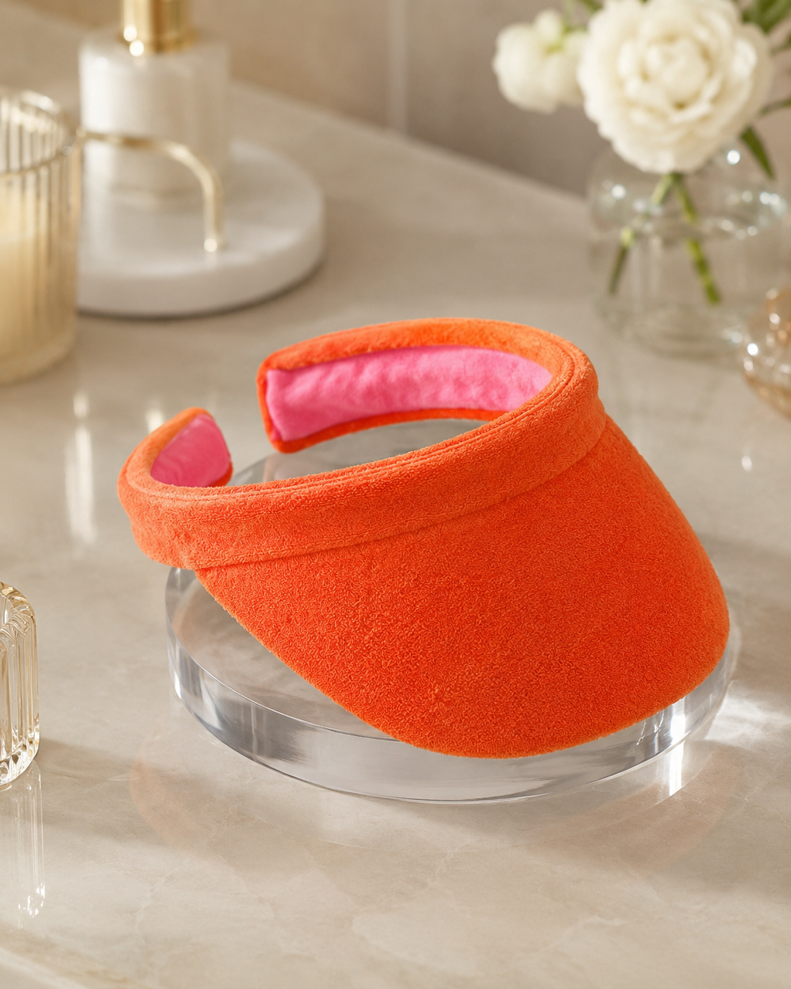 TERRY VISOR - ORANGE